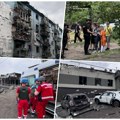 Ukrajinski grad u plamenu! Ranjeno 25 ljudi, među njima 6 dece! Oštećeni su privatna klinika, stambene zgrade i vrtić! Vozila…