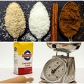 Bez kuhinjske vage lako izmerite namirnice Evo koliko teži kašika soli, šećera, brašna...