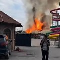 Poznat uzrok požara u luksuznom akva parku u Beogradu: Vatra zahvatila i bazene (Video)