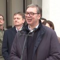 (Video) Vučić na ceremoniji otvaranja škole u Velikoj Drenovi