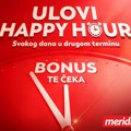 REGISTRUJ SE I ULOVI HAPPY HOUR U MERIDIANU – SVAKOG DANA NOVI BONUSI!