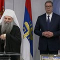 Časni pojas Presvete Bogorodice stigao u Beograd, Vučić i Porfirijena na dočeku