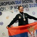 Na Evropskom prvenstvu u streljaštvu za osobe oštećenog sluha, u Novom Sadu Katarini Krnač pripalo zlato