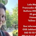 Nestala Lola (23), poslednji put bila na Čvrsnici: Sa ocem se čula pre osam dana