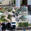 Talas emocija slomio Vračar! Naš dron snimio nepregledne kolone do Autokomande, a u redu bio i poznati Srbin!
