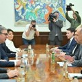 Велики потенцијал за снажније стратешко пријатељство: Вучиц́ са шефом грчке дипломатије