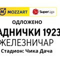 Odložena utakmica Radničkog i Železničara