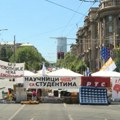 Protest ispred Vlade Srbije se nastavlja