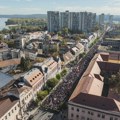 (FOTO) Hiljade studenata blokiralo Zemun na putu do Novog Sada
