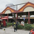 Šta je ostalo posle požara u TC "Enjub": Izgorelo 40 lokala, uzrok još nije poznat