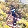 Od helikoptera ostao samo: Plavo-beli rep Prvi snimci pada letelice iranskog predsednika: Sve izgorelo! (foto/video)