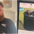 Naručio je kantu za smeće na Temu, ono što je stiglo je urnebesno: Kad je otvorio paket nije mogao da veruje svojim očima