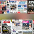 Naslovne strane današnjih novina: Prelistavanje štampe za petak, 5. jun 2026. godine