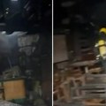 Zapaljen restoran na Dorćolu: Kamere snimile muškarca sa kapuljačom, lokal potpuno ugljenisan (video)