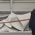 Policija u prokupačkoj Gimnaziji zbog sumnji u vezi sa rekonstrukcijom i padom fasade