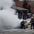 Požar na Zvezdari Gusti dim se širi, vatrogasci pokušavaju da ugase vatru (VIDEO)