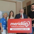 Da praznici svima budu isti: Meridian fondacija i Crvena zvezda uručili donaciju Institutu za majku i dete