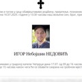 "Sa neizmernim bolom i tugom: U srcu..." Porodica ubijenog Igora Nedovića iz Podgorice objavila čitulju: Poznato kada će biti…