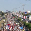 Protest ispred Vlade Srbije