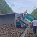 VIDEO: Jedna osoba poginula, još šestoro povređeno u sudaru više vozila na putu Zrenjanin - Novi Sad