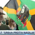 Otkud zastava Jamajke na protestu Srbija protiv nasilja?