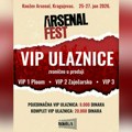 Arsenal fest je pred vratima: Danas počela i pretprodaja "Cashless" kartica