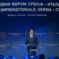 Vučić sutra sa Tajanijem na Poslovnom forumu Srbija-Italija