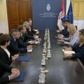 Jovanović razgovarala sa šefom Misije EU i predstavnicima ambasada Kvinte o situaciji na Kosovu