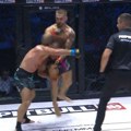 Au, pa, šta je ovo!? Hrvat brutalnim "letećim kolenom" nokautirao Poljaka i postao šampion