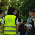 Ispred Pravnog mirno: Šetnja do Palate pravde gde će biti održano ročište studentima koji su hapšeni na vidovdanski protest…