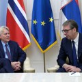 Vučić primio u oproštajnu posetu ambasadora Norveške