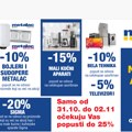 Metalac market u Nišu na novoj adresi, velika akcija od 31. oktobra do 2. novembra, očekuju Vas popusti do 25%.