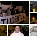 Novopazarski studenti održali protestnu šetnju pa krenuli za Beograd