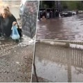 (Video) Dramatični prizori - pogledajte snagu nevremena koje tutnji Srbijom Bujica oborila ženu, potop na auto-putu! Urušila…