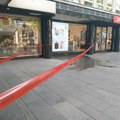 Zatvoren prolaz u centru Beograda gde je pala betonska plafonska obloga