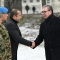 Predsednik Vučić obilazi završne radove na novom objektu za pripadnike "Kobri"