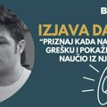 Izjava dana: „Priznaj kada napraviš grešku i pokaži da si naučio iz nje”
