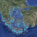Ova karta pokazuje tačne lokacije u Grčkoj gde je primećena riba-zec: otrovno stvorenje stiglo i do Jadrana