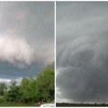 (Video) Mezociklon se približava Srbiji Pogledajte kako izgleda nebo u Slavoniji gde je već stigao (video)
