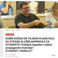 Igor Žeželj – nekada lider studentskog protesta, sada preko svog Kurira optužuje studente za saradnju sa stranim službama