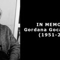 IN MEMORIAM: Gordana Goca Spasović (1951-2025)