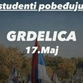 Građanski skup podrške studentima u Grdelici 17. maja