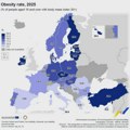 Srbija iznenadila na mapi u Evropi: Evo gde smo u odnosu na komšije i ostatak svet po težini
