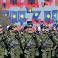 "Velika Albanija" i grb OVK: Skandalozna scena na tzv. Kosovu, Kurtijeva vojska maršira sa obeležjima terorista