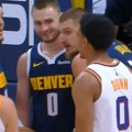Nikola Jokić napravio brutalan faul, klinac iz Finiksa mu se uneo u lice, a reakcija Srbina je hit