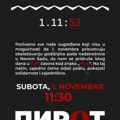 Zbor građana Pirota: Skup u centru grada u subotu, 1. novembra - pomen stradalima i podrška studentima