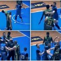 Haos usred utakmice, hteo da bije bivšeg NBA igrača! Bugarin poludeo, prvo ga gađao loptom, pa krenuo pesnicom (video)