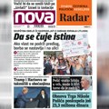 „Nova“ piše: Ako vlast ne podrži predlog, borba se nastavlja na ulici