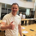 "Vaših nekoliko minuta može spasiti nečiji život" Mali učestvovao u akciji dobrovoljnog davanja krvi u Ministarstvu…