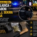 Uhapšen u taksiju u Nišu: Kod mladića pronađeni pištolj, sekira i droga